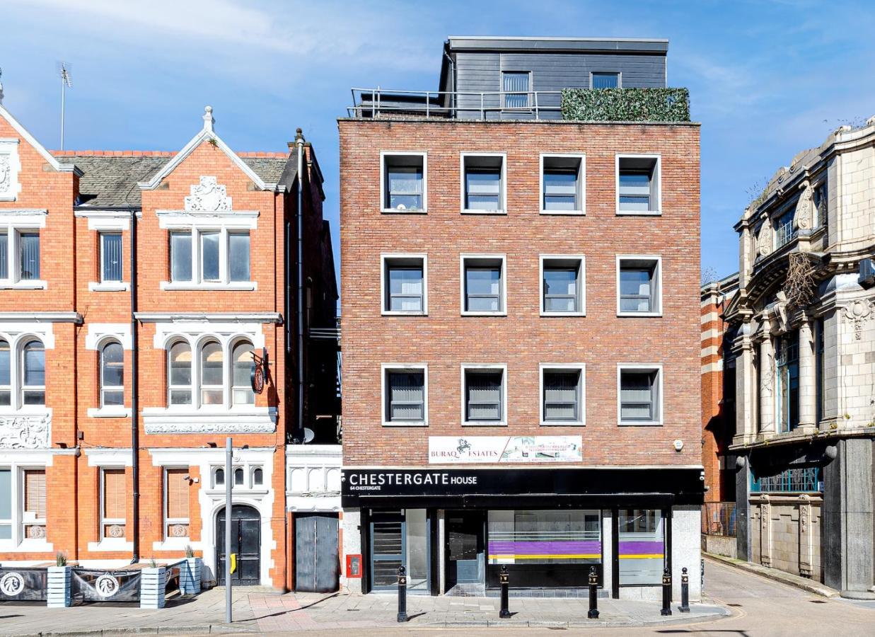 Top Floor Apartment With Private Balcony In Stockport Centre By Hass Haus ภายนอก รูปภาพ
